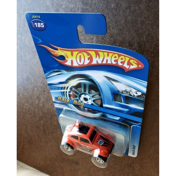 2005 Hot Wheels BAJA BUG Fluorescent Orange MYSTERY CARS KAR KEEPER INT'L CARD! - Picture 16 of 16
